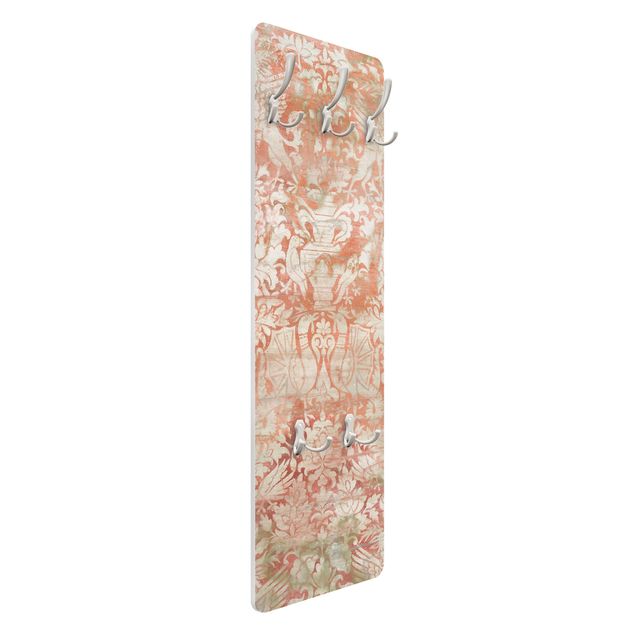 Wandkapstokken houten paneel Ornament Tissue II