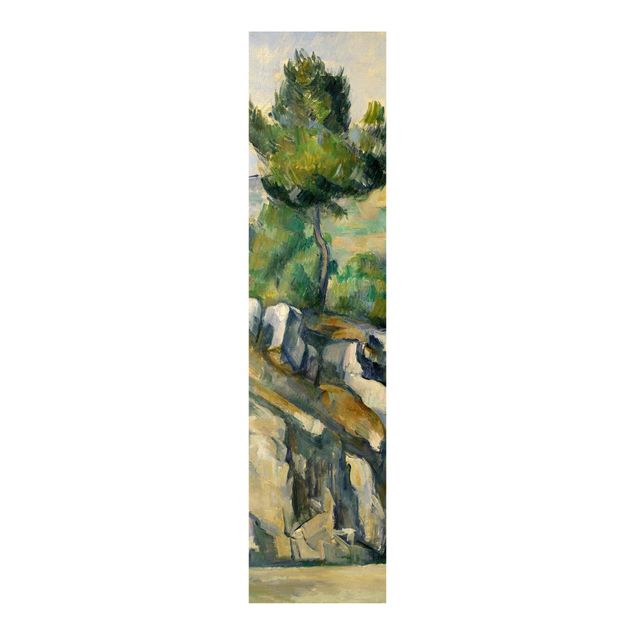 Schuifgordijnen Paul Cézanne - Hillside In Provence