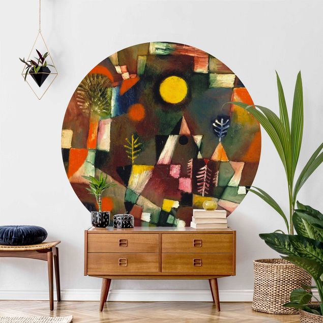 Behangcirkel Paul Klee - The Full Moon