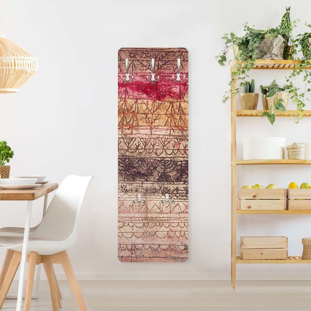 Wandkapstokken houten paneel Paul Klee - Young Forest
