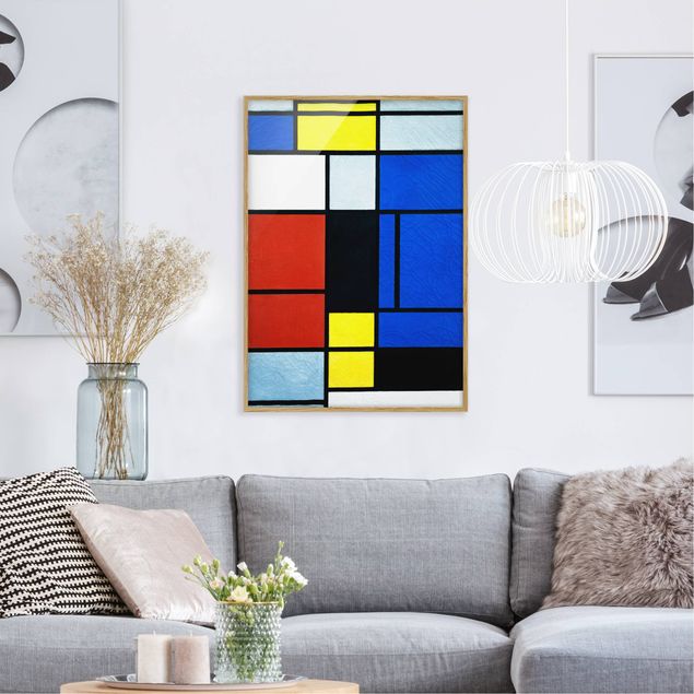 Ingelijste posters Piet Mondrian - Tableau No. 1