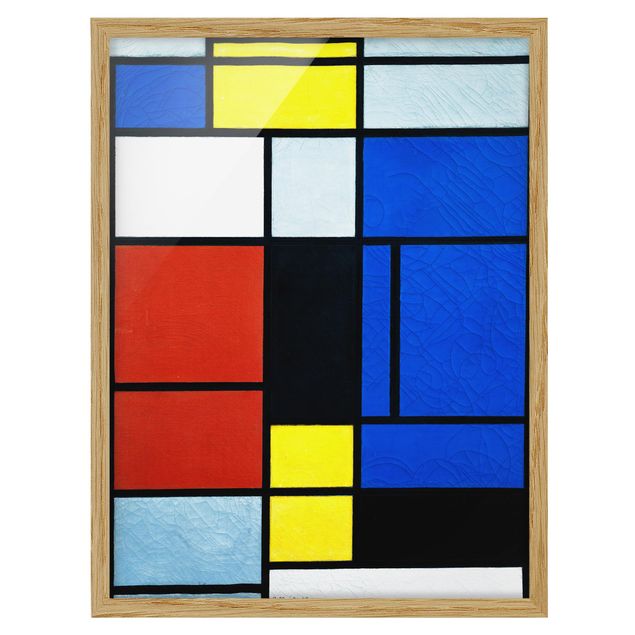 Ingelijste posters Piet Mondrian - Tableau No. 1