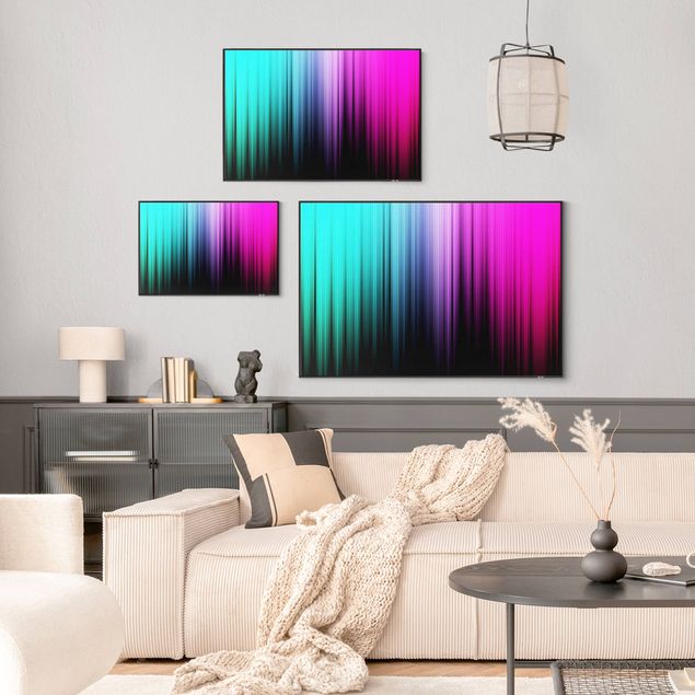 Verwisselbaar schilderij - Rainbow Display