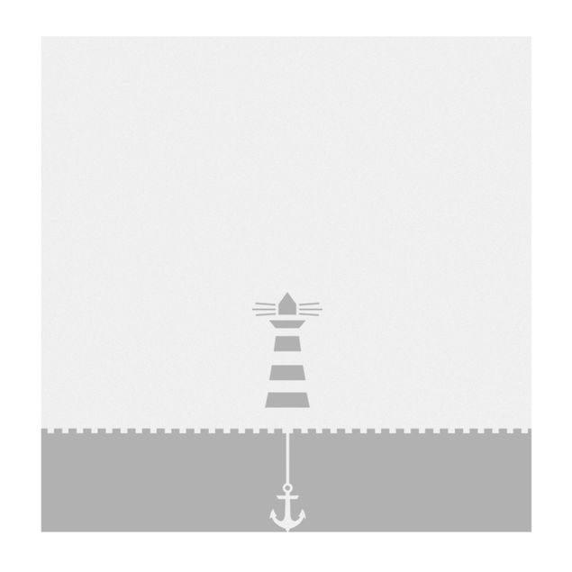 Raamfolie Privacy Window Films - Lighthouse and anchor