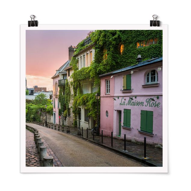 Posters Rose Coloured Twilight In Paris