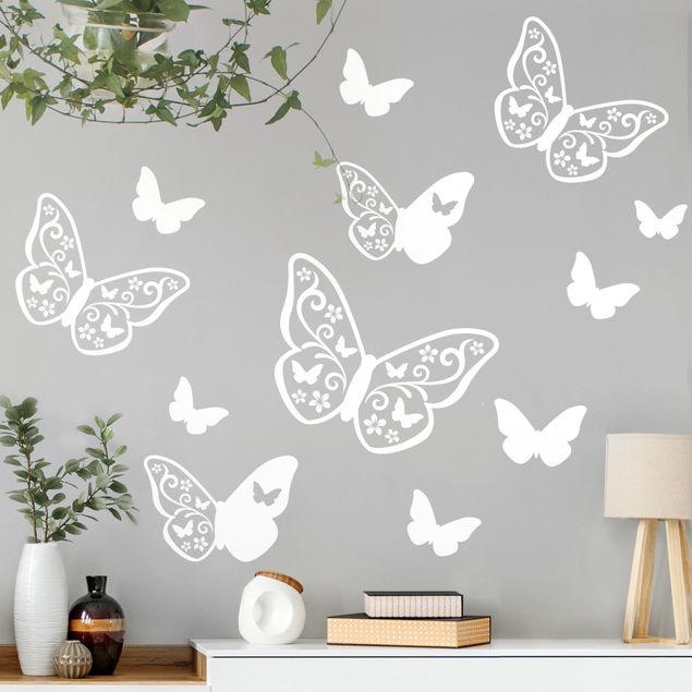 Muurstickers Decorative Buttterflies