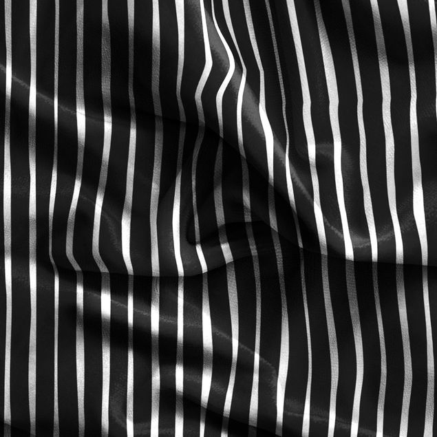 gordijn patroon Black And White Stripes