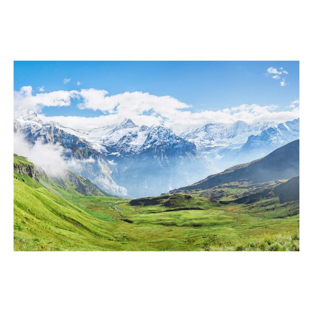 Forex schilderijen Swiss Alpine Panorama