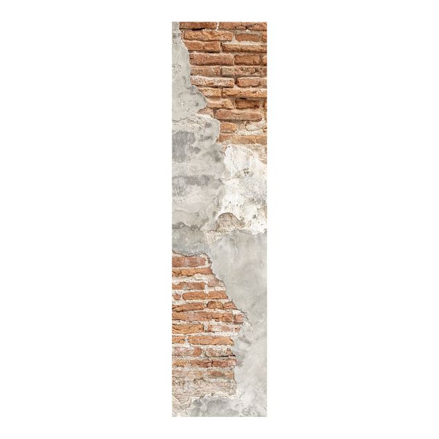 Schuifgordijnen Shabby Brick Wall