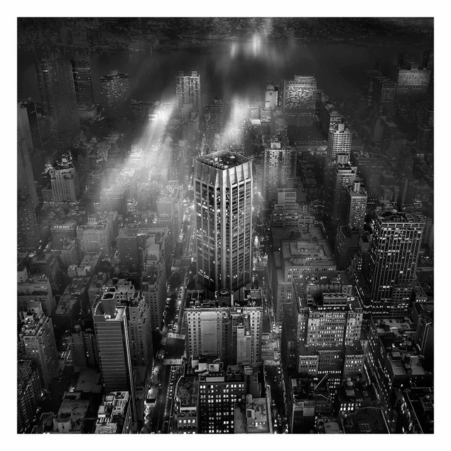 Fotobehang Sunlight Over New York City