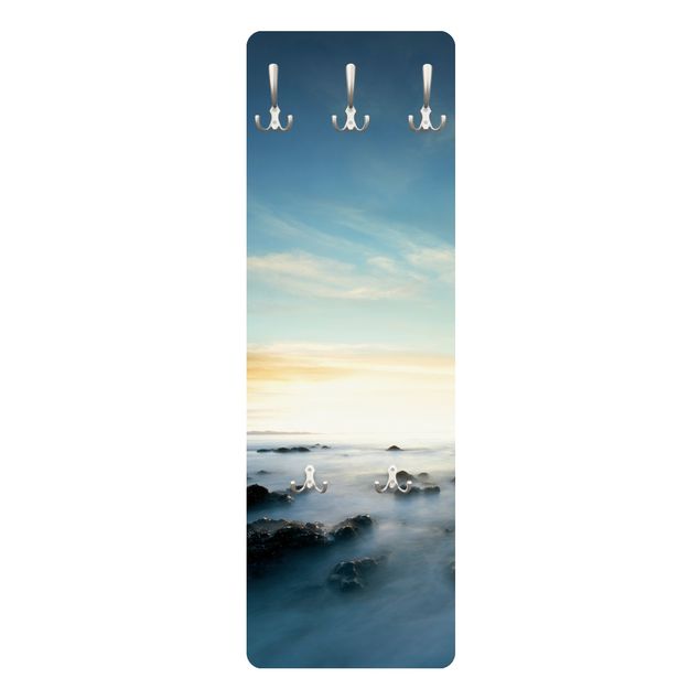 Wandkapstokken houten paneel Sunset Over The Ocean