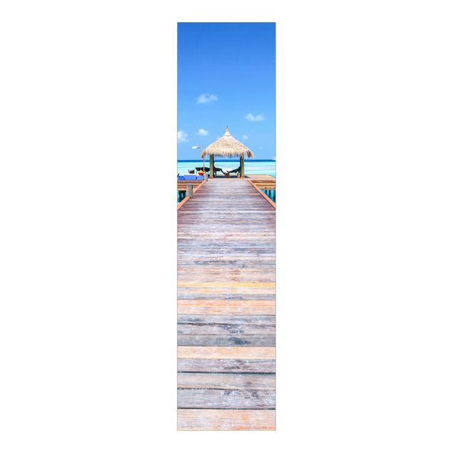 Schuifgordijnen Boardwalk At The Ocean