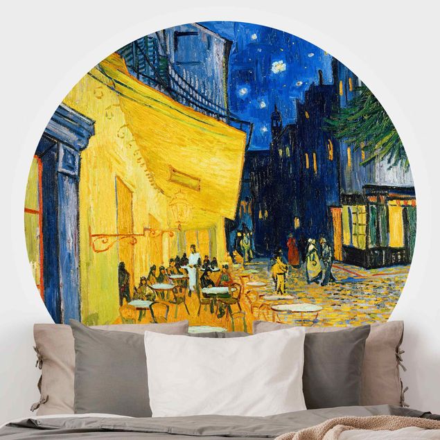 Behangcirkel Vincent van Gogh - Café Terrace at Night