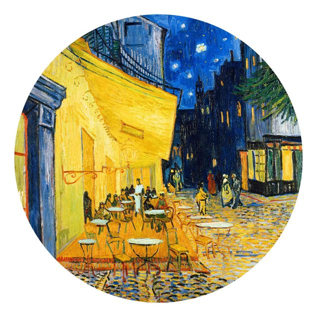 Behangcirkel Vincent van Gogh - Café Terrace at Night