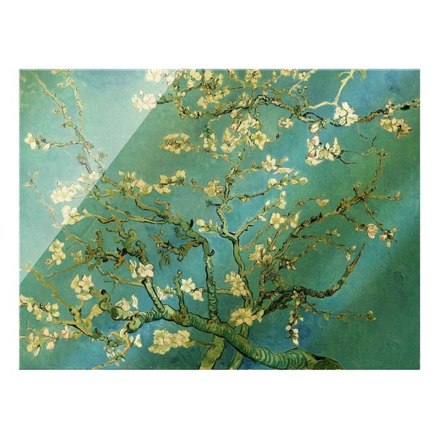 Glasschilderijen Vincent Van Gogh - Almond Blossoms