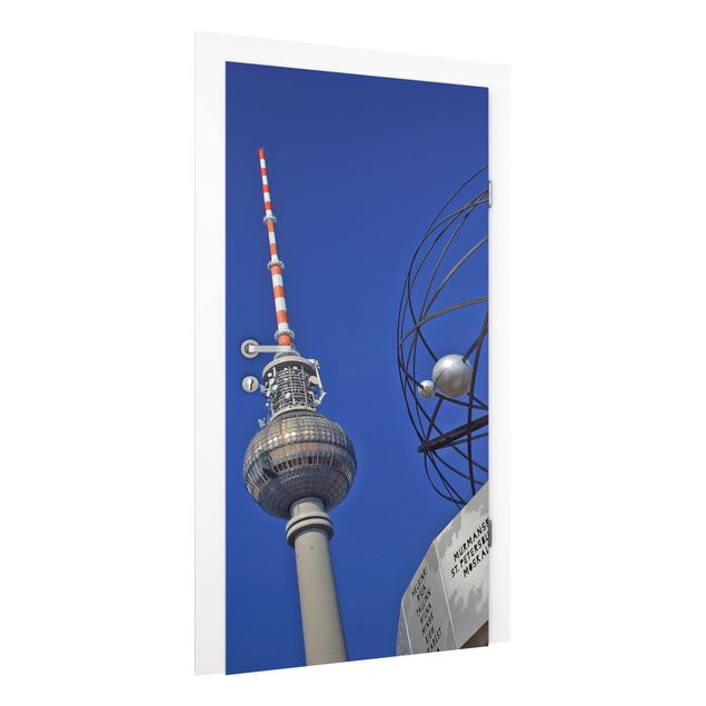Deur behang Berlin Alexanderplatz