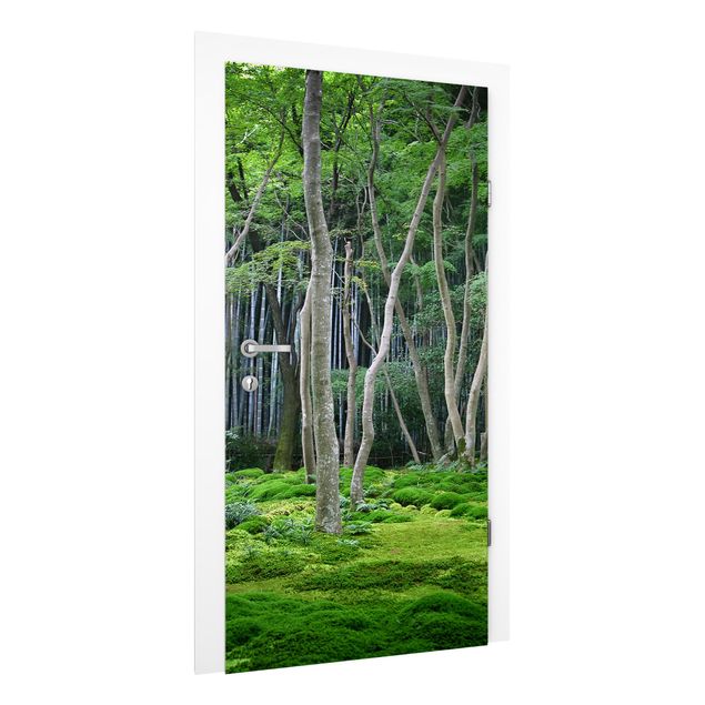Deur behang Japanese Forest