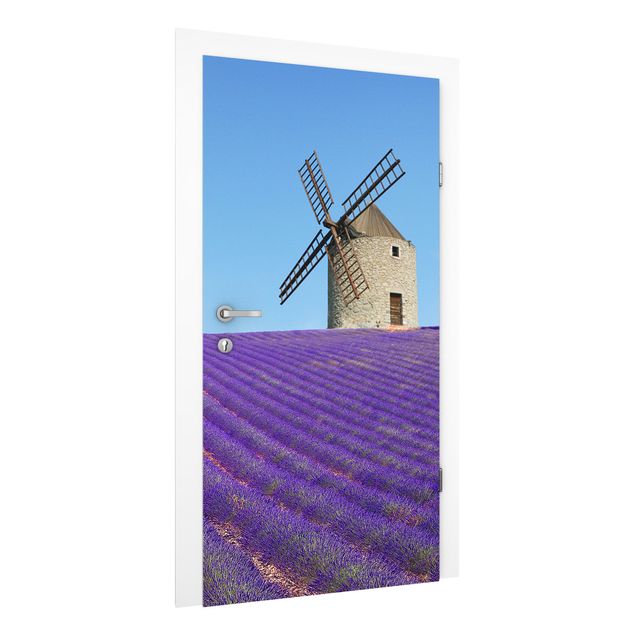 Deur behang Lavender Scent In The Provence