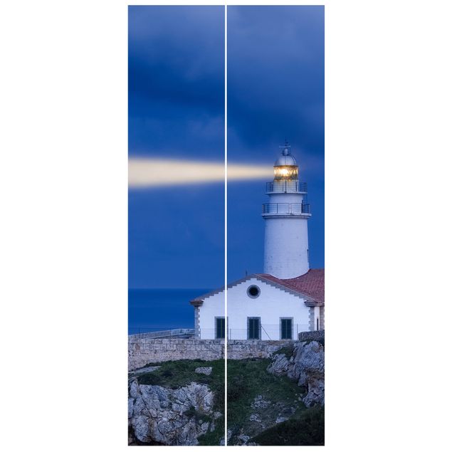 Deur behang Lighthouse At Far De Capdepera