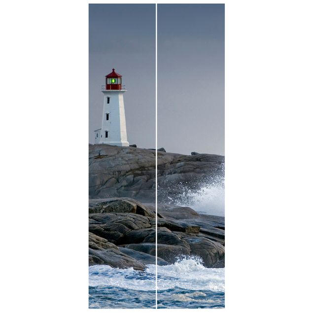 Deur behang Lighthouse