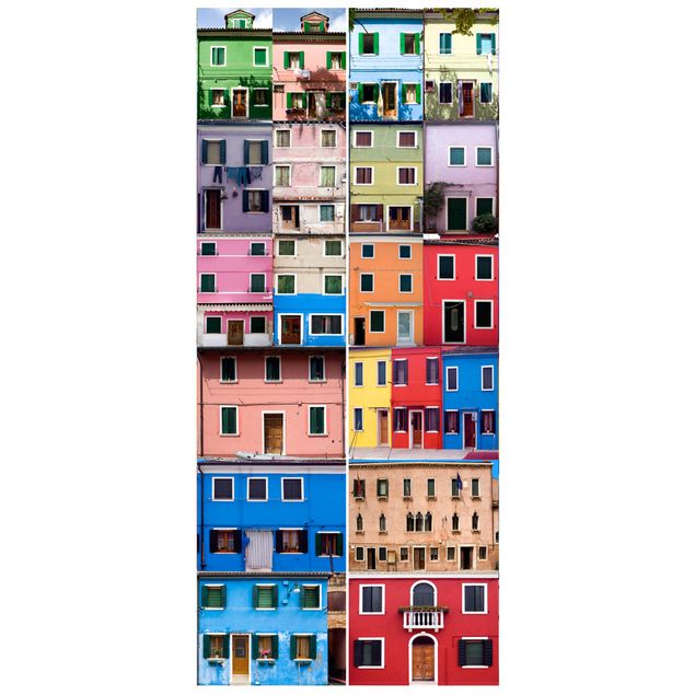 Deur behang Venetian Homes