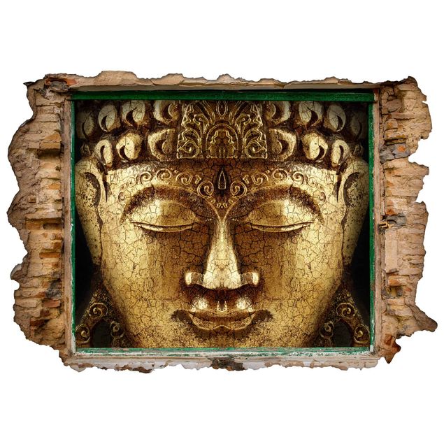 Muurstickers spiritueel Vintage Buddha