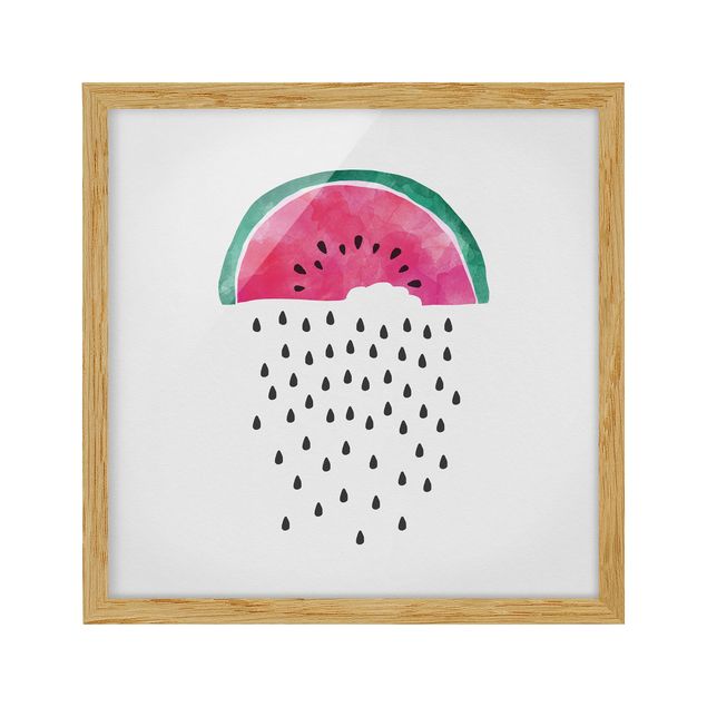 Ingelijste posters Watermelon Rain
