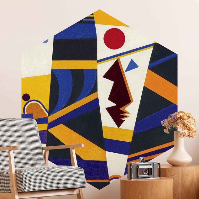 Hexagon Behang Wassily Kandinsky - Bond