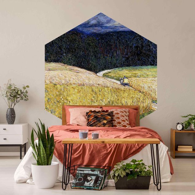 Hexagon Behang Wassily Kandinsky - Stormy Mood