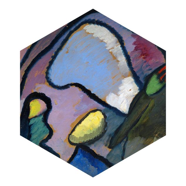 Hexagon Behang Wassily Kandinsky - Improvisation