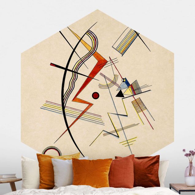 Hexagon Behang Wassily Kandinsky - Annual Gift
