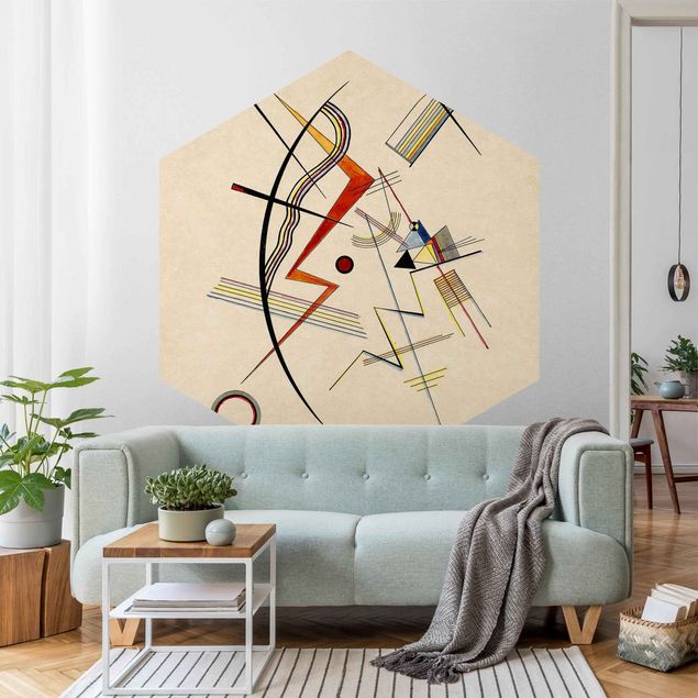 Hexagon Behang Wassily Kandinsky - Annual Gift
