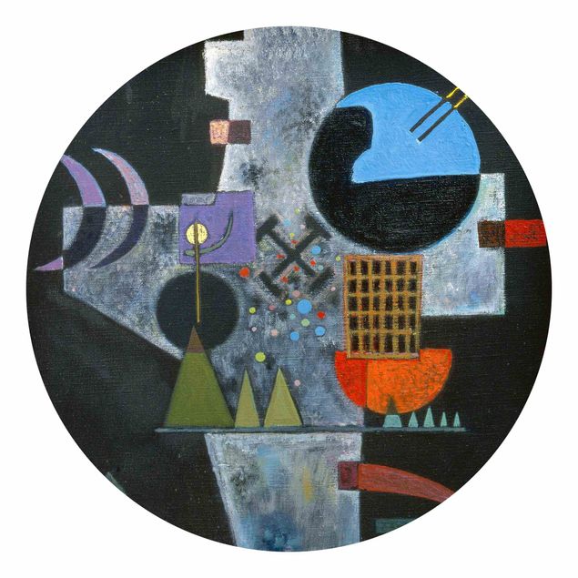 Behangcirkel Wassily Kandinsky - Cross Shape