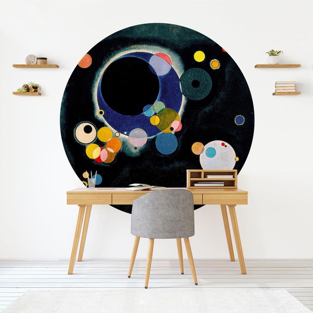 Behangcirkel Wassily Kandinsky - Sketch Circles