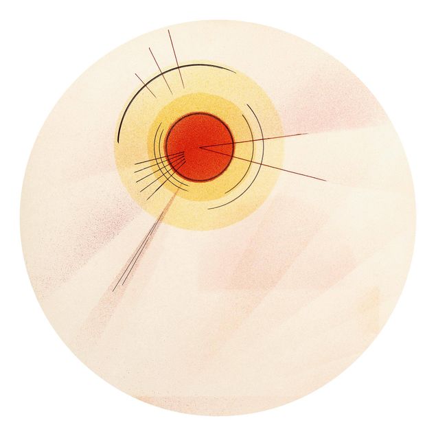 Behangcirkel Wassily Kandinsky - Rays