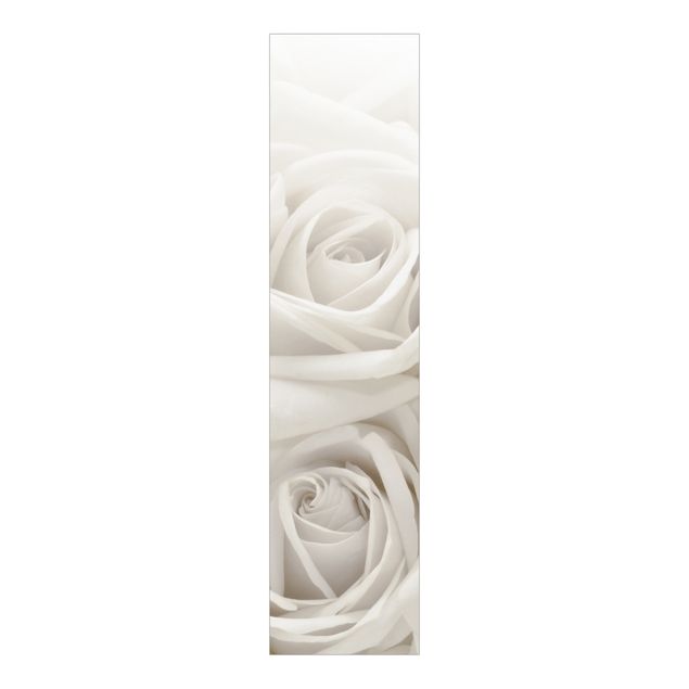 Schuifgordijnen White Roses