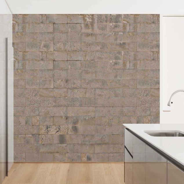 Fotobehang Brick Wallpaper Concrete